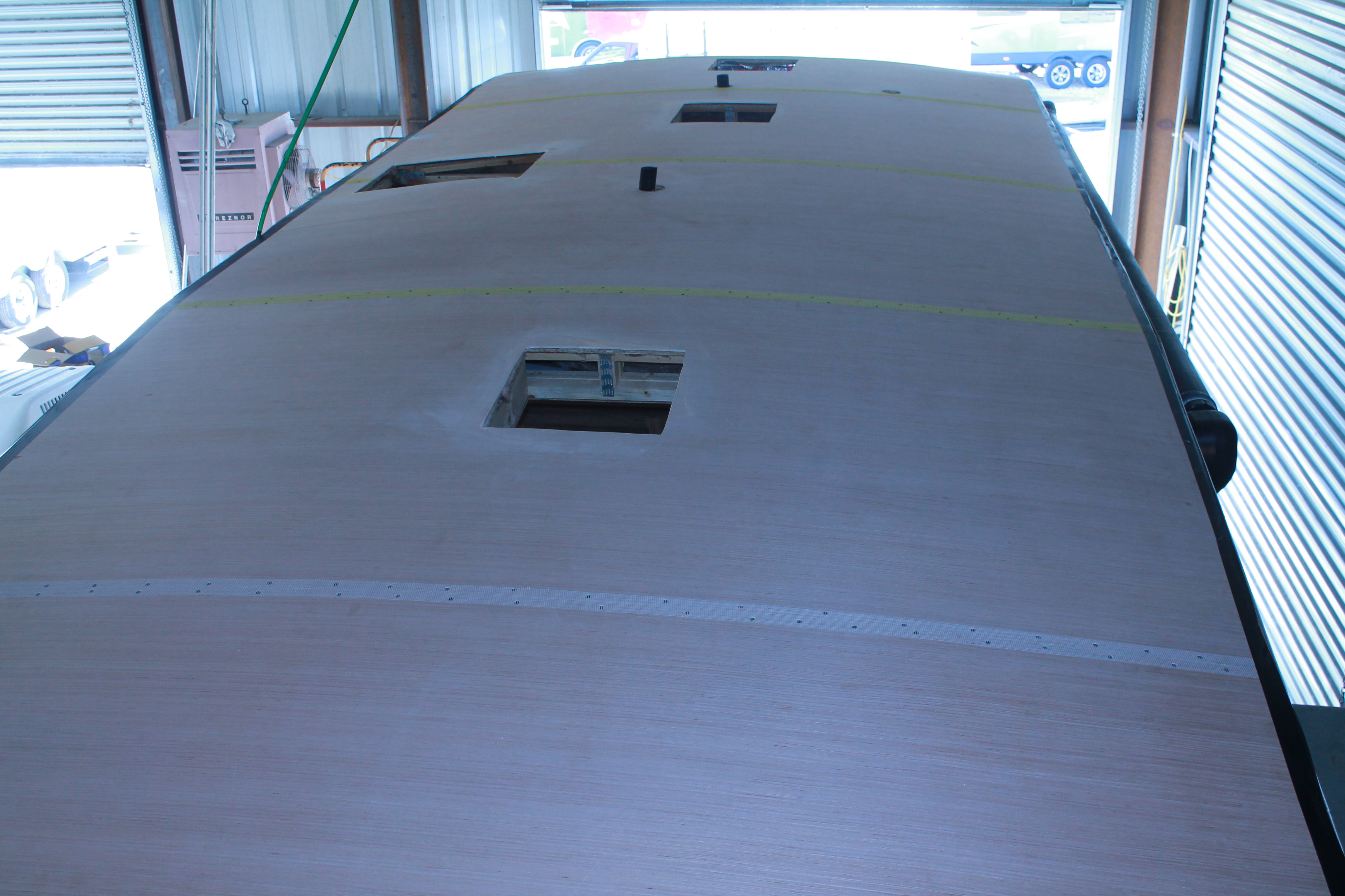 RV Roof With New Decking