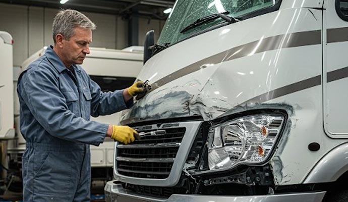 Professional collision repair service