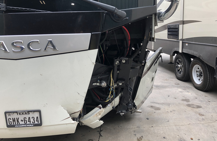 All RV Custom Coach & Collision Siding Repair