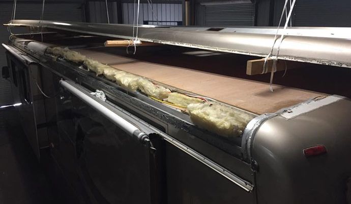 RV damage roof