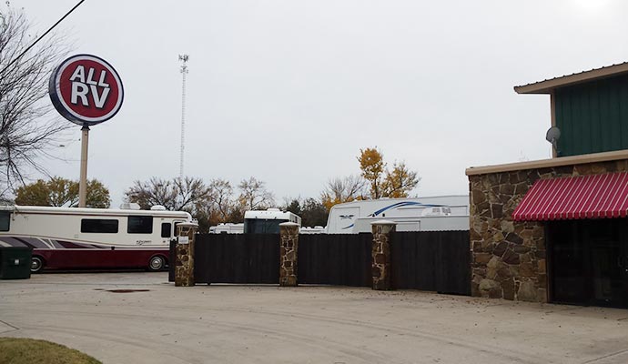 RV parking area
