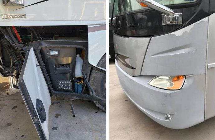 RV sheet metal repair